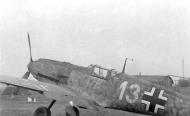 Asisbiz Messerschmitt Bf 109E3 4.JFS4 White 13 ex 1.ErgJG Merseburg Monchengladbach 1941 02