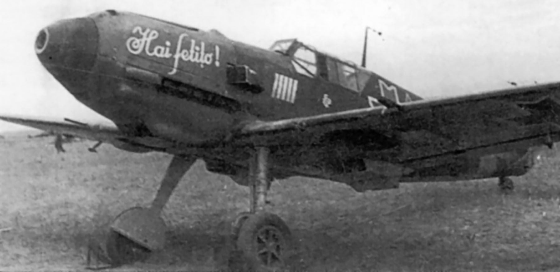 Asisbiz Messerschmitt Bf E Farr Grupul Yellow Wnr Ion Dicesare Vanatoare Romania