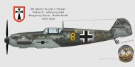 Asisbiz Messerschmitt Bf 109E7 12.JG1 Yellow 8 Bergen op Zoom Holland 1941 0A