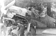 Asisbiz Messerschmitt Bf 109E 8.JG2 Black 3 undergoing repairs France 1940 01