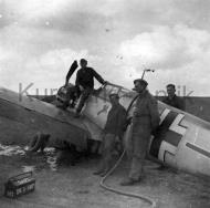 Asisbiz Messerschmitt Bf 109E4 5.JG26 Black 4 bombed at Morlaix France 27th May 1941 ebay 01