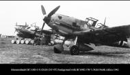 Asisbiz Messerschmitt Bf 110D3 9.ZG26 3U+FT with Bf 109E7N 7.JG26 North Africa 1942 01