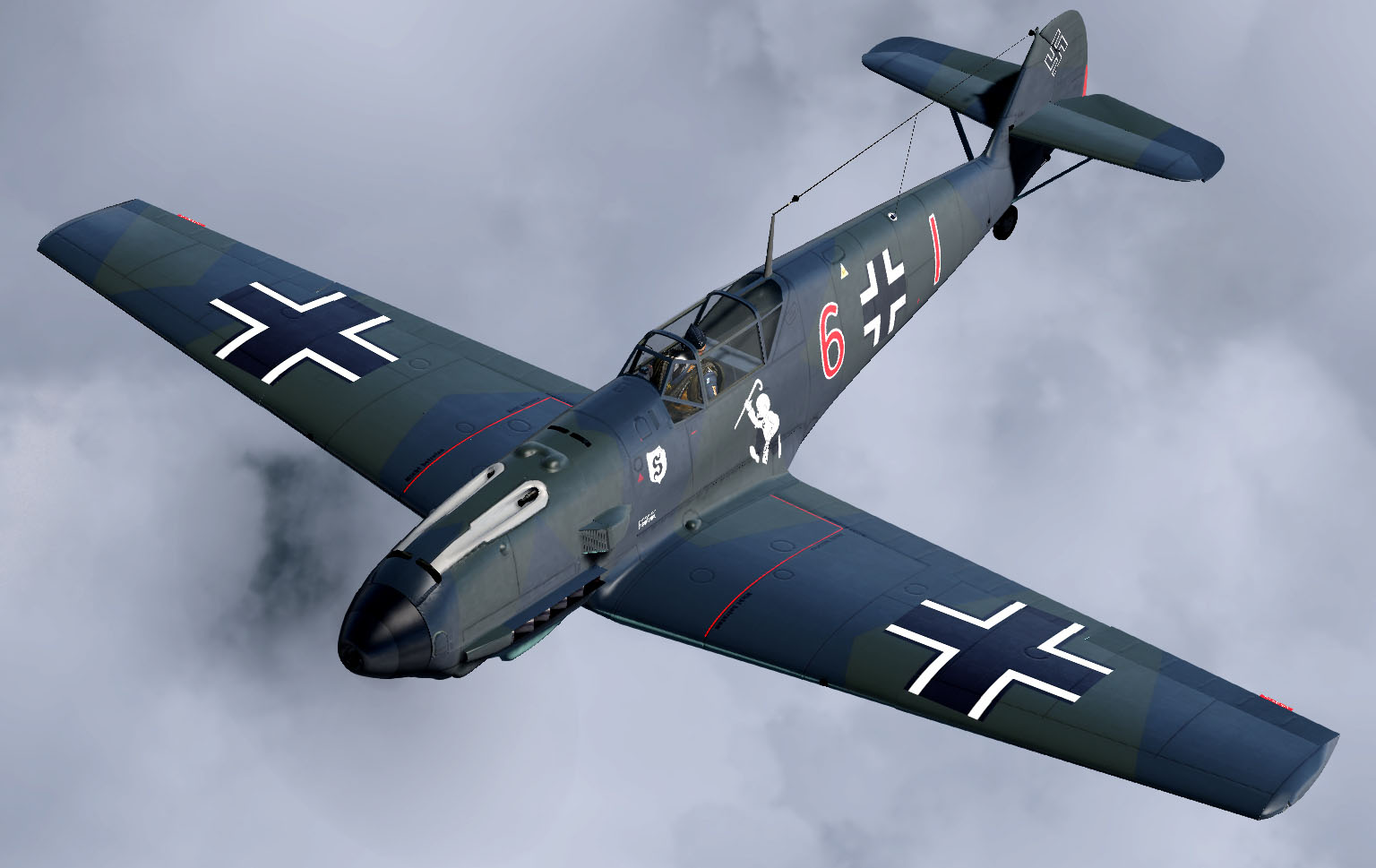 Asisbiz COD asisbiz Bf 109E1 8.JG26 Red 6 Poland 1939-V01