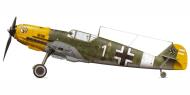 Asisbiz Messerschmitt Bf 109E7Trop 1.JG27 White 1 Wolfgang Redlich Libya 1941 0A