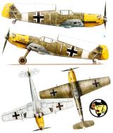 Asisbiz Messerschmitt Bf 109E7Trop 1.JG27 White 1 Wolfgang Redlich Libya 1941 Kagero 15007