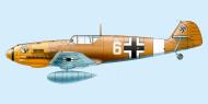 Asisbiz Messerschmitt Bf 109E7Trop 1.JG27 White 6 El Gazala Libya 1941 0B