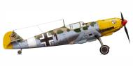 Asisbiz Messerschmitt Bf 109E7Trop 2.JG27 Black 1 Fritz Keller North Africa 1941 0A