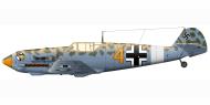 Asisbiz Messerschmitt Bf 109E7Trop 3.JG27 Yellow 4 El Gazala Libya Jun 1941 0A