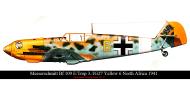 Asisbiz Messerschmitt Bf 109E7Trop 3.JG27 Yellow 6 North Africa 1941 0A