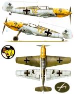 Asisbiz Messerschmitt Bf 109E1 3.JG27 Yellow 12 Ullrich Scherer Battle of France May 1940 Kagero 15004