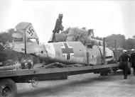 Asisbiz Messerschmitt Bf 109F4Trop 6.JG27 Yellow 4 shipped to the USA for war bonds Boston 1943 ebay 07