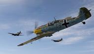 Asisbiz COD EZ Bf 109E1 5.JG27 B13 Erwin Daig breaks off his attack V01