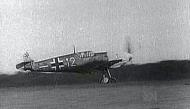 Asisbiz Messerschmitt Bf 109E4 4.JG27 White 12 Bar taking off from France Battle of Britain 1940 24