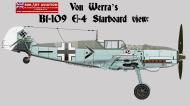 Asisbiz Messerschmitt Bf 109E4 Stab II.JG3 Franz von Werra WNr 1480 crash landed Kent 1940 0F