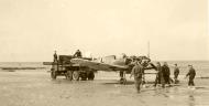 Asisbiz Messerschmitt Bf 109E3 2.JG51 Black 1 after belly landing on a French beach 1940 ebay 03