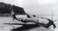 Asisbiz Messerschmitt Bf 109E4 1.JG51 White 7 after belly landing on a French beach 1940 01