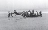 Asisbiz Messerschmitt Bf 109E4 1.JG51 White 7 after belly landing on a French beach 1940 02