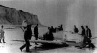 Asisbiz Messerschmitt Bf 109E4 1.JG51 White 7 after belly landing on a French beach 1940 03