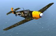 Asisbiz COD WN Bf 109E3 6.JG51 Y1 Josef Priller flys low over the channel 1940 V01