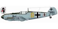 Asisbiz Messerschmitt Bf 109E3 3.JG51 Yellow 8 Boblingen Germany early spring 1940 0A