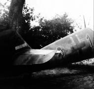 Asisbiz Messerschmitt Bf 109E3 5.JG51 Black 1 Horst Tietzen aircraft tail section France 1940 01