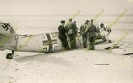 Asisbiz Messerschmitt Bf 109E3 9.JG51 Yellow 13 Karl Heinz Schnell belly landed Calais France 13th Aug 1940 ebay 01