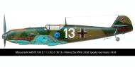 Asisbiz Messerschmitt Bf 109E1 1.JG51 White 13 Heinz Bar WNr 3356 Speyer Germany 1939 0A