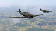 Asisbiz COD ES Bf 109E3 3.JG53 Y4 Hans Roehrig in formation Battle France early 1940 V01