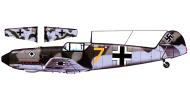 Asisbiz Messerschmitt Bf 109E3 3.JG53 Yellow 7 Battle of France 1940 0C