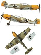 Asisbiz Messerschmitt Bf 109E4 1.JG53 White 8 Hans Karl Mayer Etaples France Sep 1940 Kagero 15026