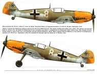 Asisbiz Messerschmitt Bf 109E4 1.JG53 White 8 Hans Karl Mayer France Aug 1940 0A