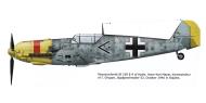 Asisbiz Messerschmitt Bf 109E4 Stab I.JG53 Hans Karl Mayer Etaples France late 1940 0A