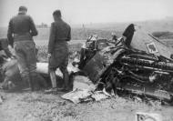 Asisbiz Messerschmitt Bf 109E1 1.JG53 White x Walter Grimmling crash site Bouillon 14th May 1940 ebay 02