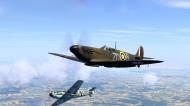 Asisbiz COD ES Bf 109E1B 6.JG54 Y10 downing a RAF Spitfire Battle of Britain 1940 V01