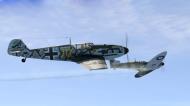 Asisbiz COD ES Bf 109E1B 6.JG54 Y10 downing a RAF Spitfire Battle of Britain 1940 V02