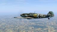 Asisbiz COD ES Bf 109E1B 6.JG54 Y10 on patrol over France 1940 V04