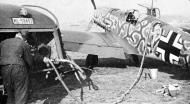 Asisbiz Messerschmitt Bf 109E1B 6.JG54 Yellow 11 being refueled 1940 01