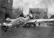 Asisbiz Messerschmitt Bf 109E1 8.JG54 Black 2 Heinrich Elbers WNr 3470 on display at Newton le Willows 01