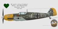 Asisbiz Messerschmitt Bf 109E7 7.JG54 White 1 Ekkehard Bob Dunaburg Russia July 1941 0A