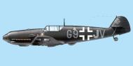 Asisbiz Messerschmitt Bf 109E4 10.NJG1 G9+JV Dusseldorf Germany 1940 0B