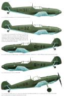 Asisbiz Aircraft Profiles of VVKJ 6 Fliegerregiment Messerschmitt Bf 109E3s Yugoslavia 1939 41 by Avions HS26 P103