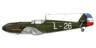 Asisbiz Messerschmitt Bf 109E3 VVKJ 6 Fliegerregiment 32 Gruppe 104 Staffel L26 WNr 2526 Yugoslavia 1941 0A