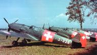 Asisbiz Messerschmitt Bf 109E3 Swiss Flieger Kompagnie FlKp9 J326 WNr 2174 and J350 Switzerland 01