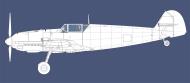 Asisbiz Aircraft blue print and technical line drawing of a Messerschmitt Bf 109E7 large 0A