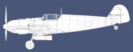 Asisbiz Aircraft blue print and technical line drawing of a Messerschmitt Bf 109E7Z large 0A