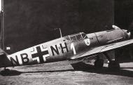 Asisbiz Messerschmitt Bf 109V22 JFS2 White 1 WNr 1800 Stammkennzeichen Stkz NB+NH 01