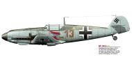 Asisbiz Messerschmitt Bf 109E1 6.J186 Brown 13 Kurt Ubben Wangerooge Germany 10th May 1940 0A