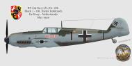 Asisbiz Messerschmitt Bf 109E4 5.J186 Black 1 Dietrich Robitzsch De Kooy Netherlands 10th May 1940 0A