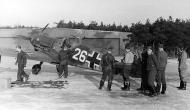 Asisbiz Messerschmitt Bf 109F2 JFS2 White 26 unknown location being refuelled 01