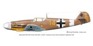 Asisbiz Messerschmitt Bf 109F4Trop 3.JG27 Yellow 14 Hans Joachim Marseille WNr 8673 Africa 21st Sep 1942 0A